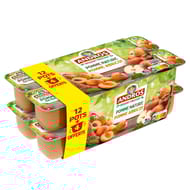 Andros dessert panaché pomme nature + pomme abricot 12x100g +4 offerts