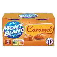 Mont Blanc crème dessert au caramel 4x125g - 500g