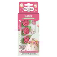 La patelière décorations roses avec pétales sous blister