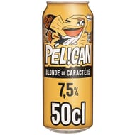 Pelican  blonde de caractere non filtrée 50cl 7.5°