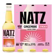 Natz bière gingembre pack 3 x 33cl