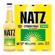 Natz bière citron pack 3 x 33cl