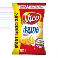 Vico chips extra craquantes nature 400g +25% offert