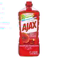 Ajax nettoyant ménager fête des fleurs coquelicot 1.25l