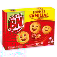 BN mini fraise 10 pochons format familial 350g