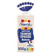 Harry's pain de mie 100% mie tranche épaisse nature sans croute 500g