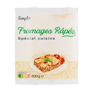 Simpl Fromages râpés spécial cuisine 800g