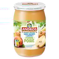 Andros pomme poire sans sucres ajoutés 650g