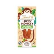 Lindt lucky monkey lait fondant noisettes 100g