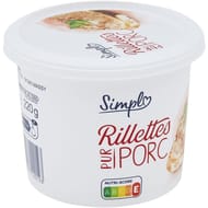 Simpl rillette pur porc 220g