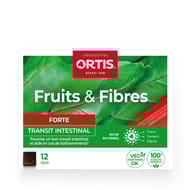 Ortis fruits&fibres forte cubes x 12