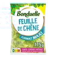 Bonduelle salade feuille de chêne verte format maxi sachet 175g