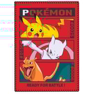 Plaid pokémon pikachu, mewto et dracaufeu (100x140cm)