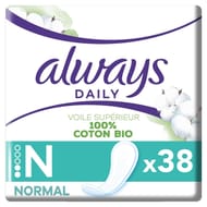 Always cotton protection protège slips normal x38