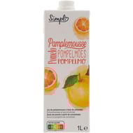 Simpl jus de pamplemousse à base de concentré 1l