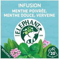 Elephant infusion menthe poivrée menthe douve verveine x20s - 34g