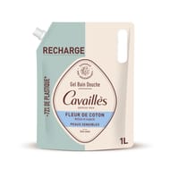 Rogé cavaillès eco-recharge gel bain douche fleur de coton  1l