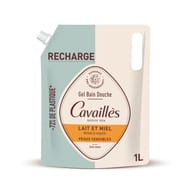 Rogé cavaillès eco-recharge gel bain douche lait & miel  1l