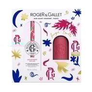 Roger&gallet coffret eau parfumée bienfaisante gingembre rouge 100ml et sa bougie parfumée