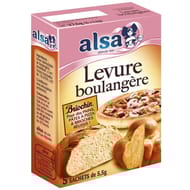 Alsa levure de boulanger Briochin x5 28g