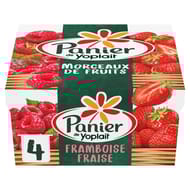 Panier de Yoplait standard fraise framboise 4x125g