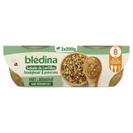 Bledina bol de salade de lentilles carottes et oignons dès 8 mois x2 -400g