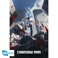Poster maxi 91,5x61- chainsaw man  -key visual