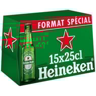 Heineken bière blonde premium 15x25cl 5%vol