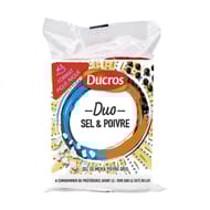 Ducros lot de 2 tubes sel malin poivre gris moulu tube ménager 68g