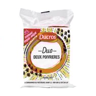 Ducros poivre gris moulu lot de 2 tubes ménagers 36g
