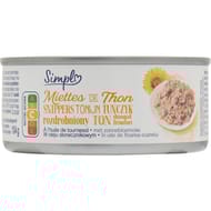 Simpl miettes de thon à l'huile de tournesol 104g
