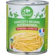 Carrefour classic' haricots beurre extra-fins 800g