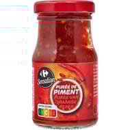 Carrefour sensation purée de piment 100g
