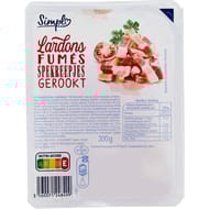Simpl lardons fumées 300g