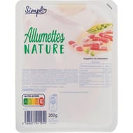Simpl allumettes nature 200g