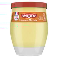 Amora moutarde mi forte verre de table 230g