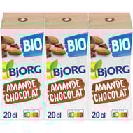 Bjorg lait d'amande chocolat bio 3x20cl