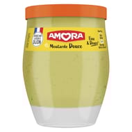 Amora moutarde douce verre de table 230g