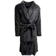 Peignoir coral fleece noir homme NOIR M