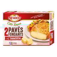 Président 2 pavés fondants à l'emmental 200g