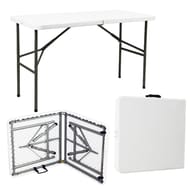 Table pliante rectangulaire en résine