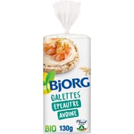 Bjorg galettes épeautre son d'avoine  bio 130g