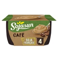 Sojasun dessert au soja et au café 4x100 g