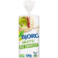 Bjorg galettes de riz complet bio 130g