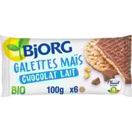 Bjorg galette maïs chocolat au lait bio sans gluten 100g