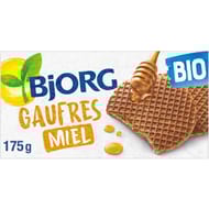 Bjorg biscuits gaufres au miel bio 175g