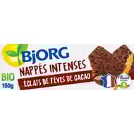 Bjorg biscuits nappés intenses éclats de fèves de cacao bio 150g