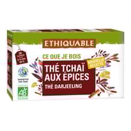 Ethiquable thé tchai aux épices bio 36g