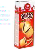 Carrefour classic' bingo biscuits fourrés chocolat 225g
