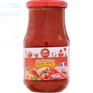 Carrefour classic' sauce bolognaise épicée 420g